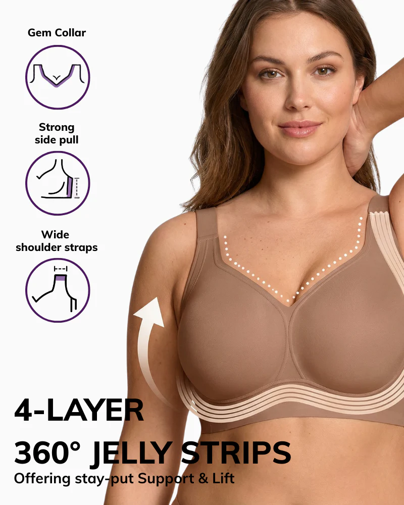 Smoothing Comfort Wireless Jelly™ Bra - Image 3